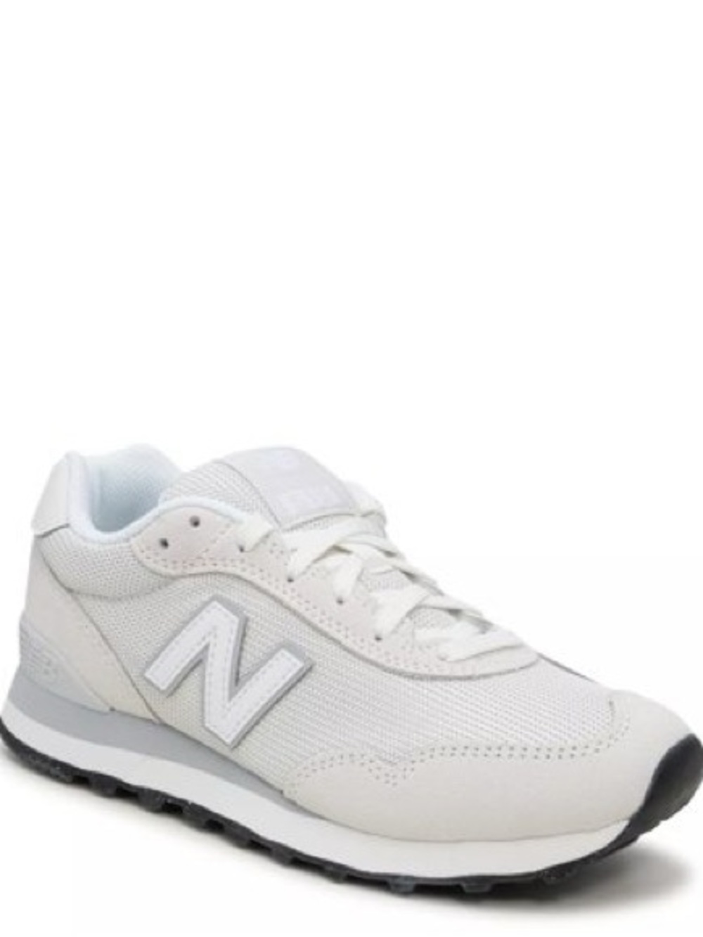 New Balance White Lace-Up Retro Runner